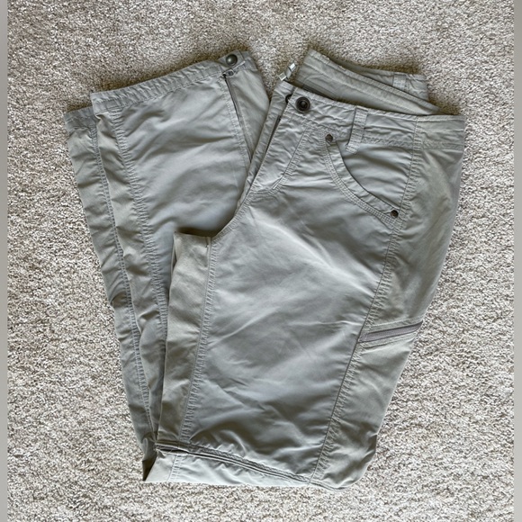 Kuhl khakis convertible zip shorts camp hike cotton blend pants trousers EUC - Picture 3 of 7